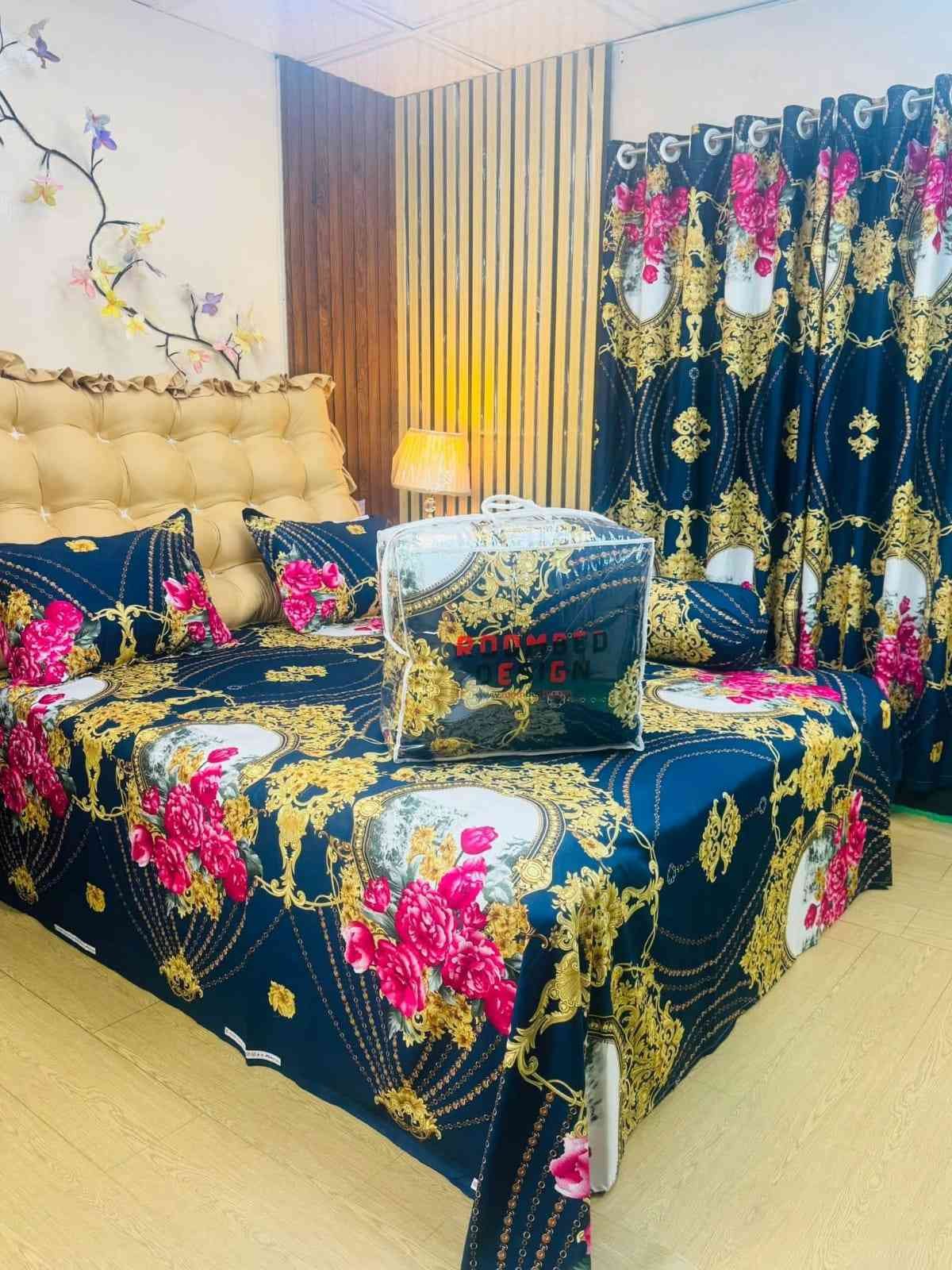 pimage21763799387651 5 Pieces Comforter Set - ৫ পিস কম্ফোর্টার সেট - Image 1